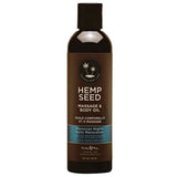 Earthly Body Hemp Seed Massage & Body Oil - 8oz