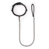 Easy Toys Fetish Faux Leather Collar with Leash