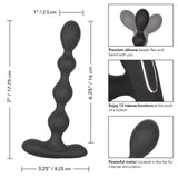 Eclipse Slender Vibrating Anal Beads