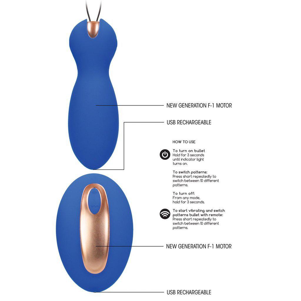 Elegance Dual Vibrating Bullet & Remote