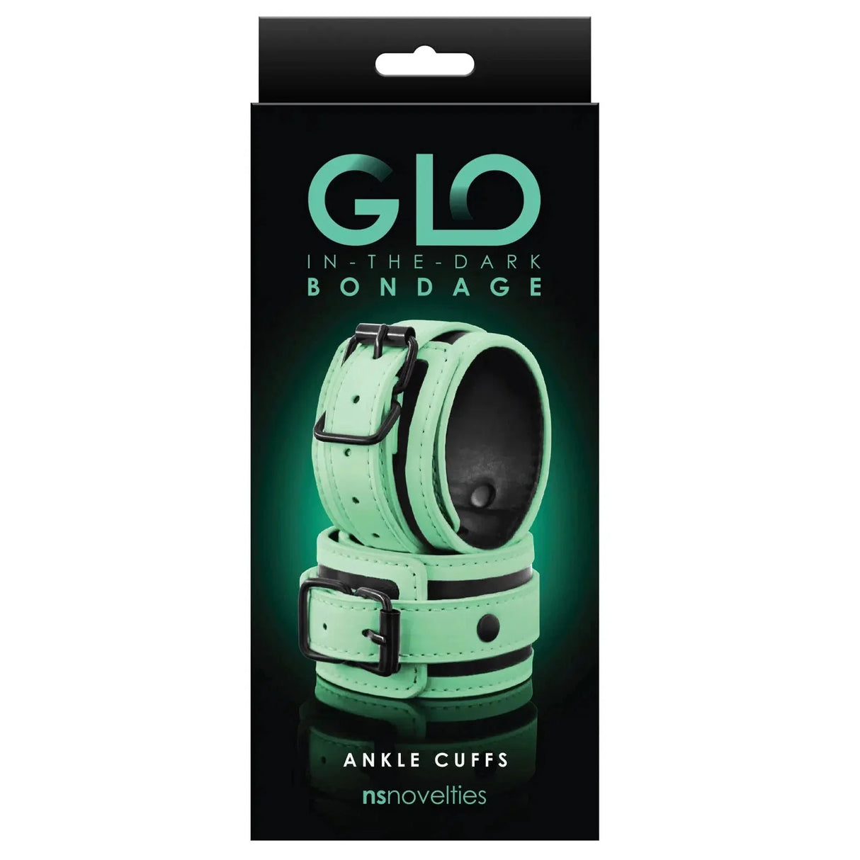 GLO Glow In The Dark Bondage Ankle Cuffs