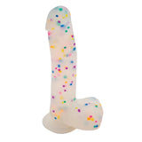 Get Lucky 8.5 Inch Real Skin Confetti Dildo