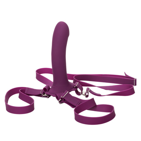 Her Royal Harness ME2 Rumble Vibrating Silicone Strap-On