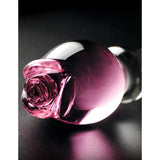 Icicles No. 12 Glass Rose Dildo