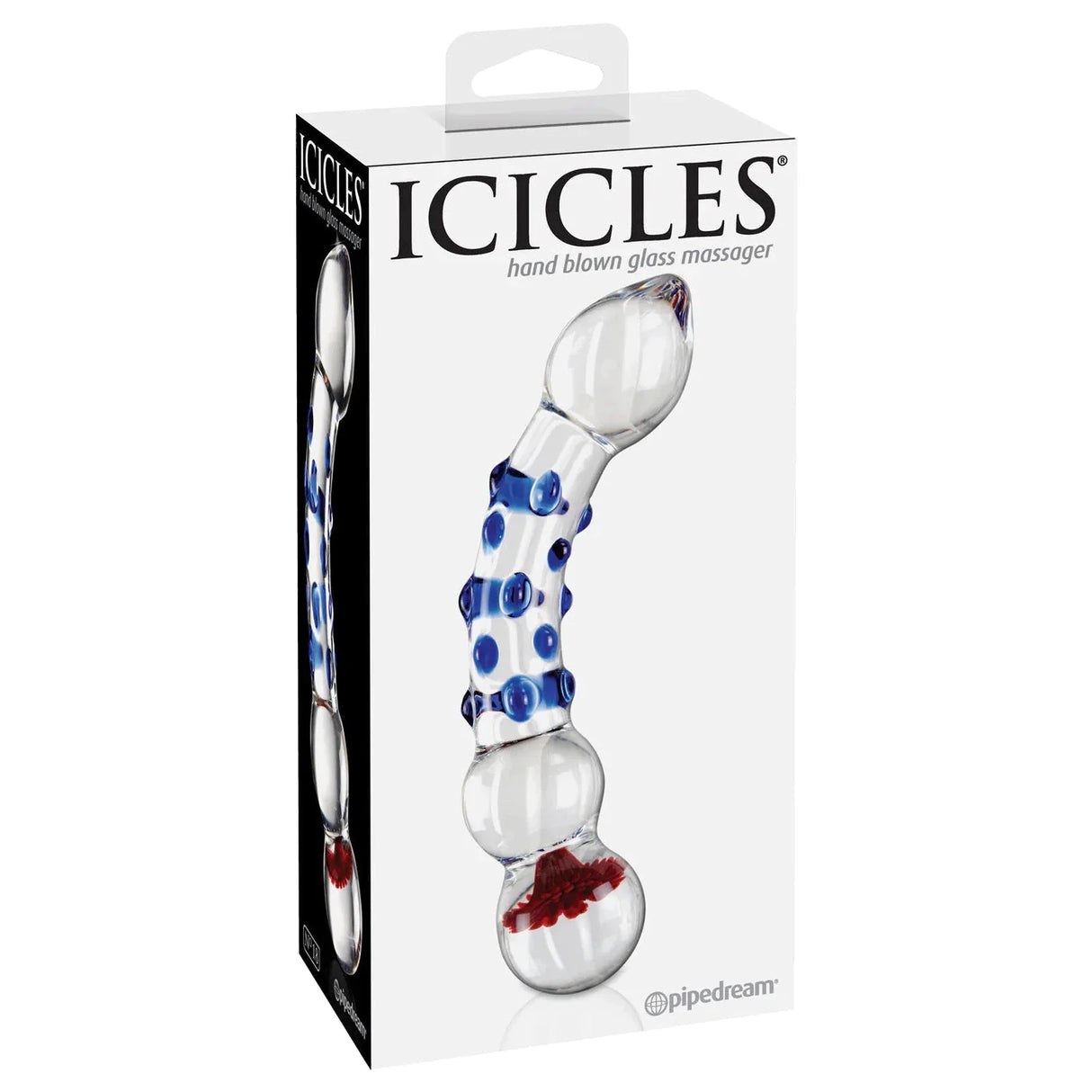 Icicles No. 18 Hand Blown Glass Massager