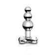 Icicles No. 47 Hand Blown Glass Butt Plug - Clear