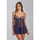 Jennie Cross Dyed Galloon Lace & Mesh Babydoll