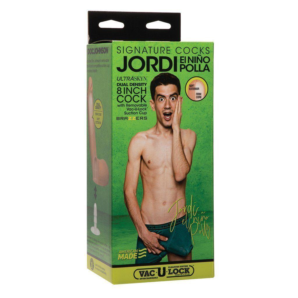 Jordi El Niño Polla ULTRASKYN 8.5" Vac-U-Lock Cock