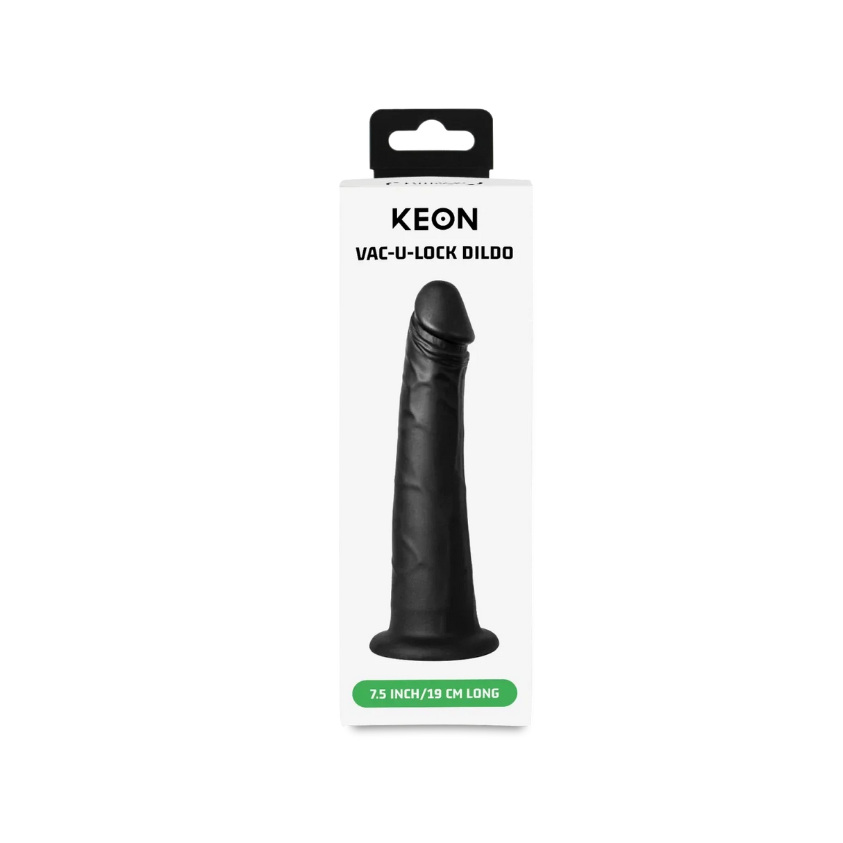 KIIROO Keon Black Vac-U-Lock Dildo