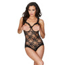 Lace Open Cup & Crotchless Teddy