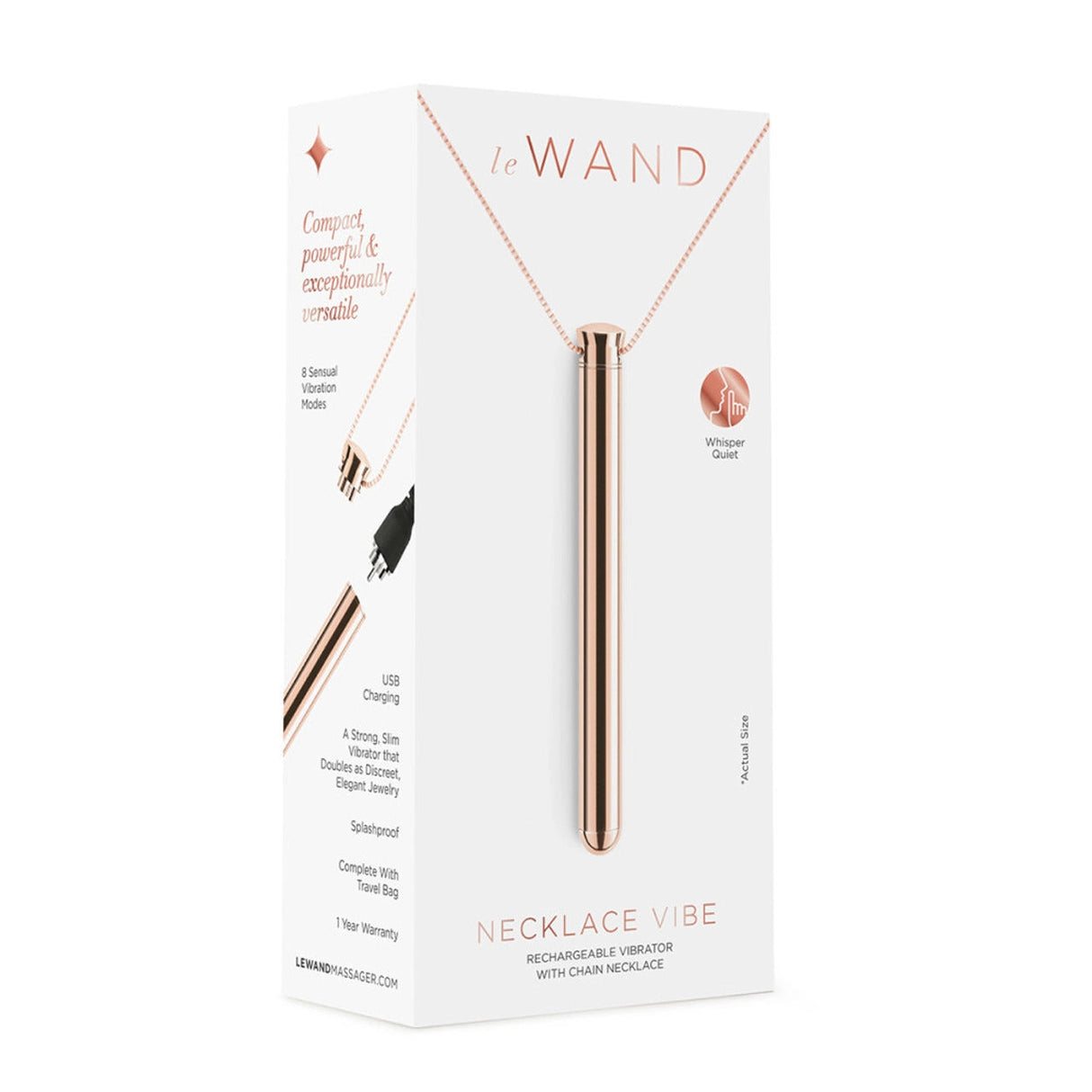 Le Wand Rechargeable Necklace Vibrator