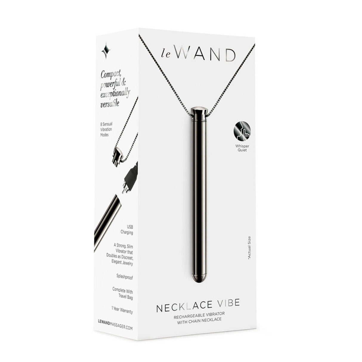 Le Wand Rechargeable Necklace Vibrator