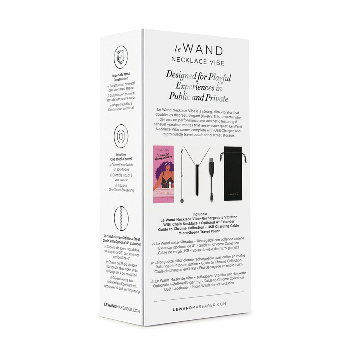 Le Wand Rechargeable Necklace Vibrator