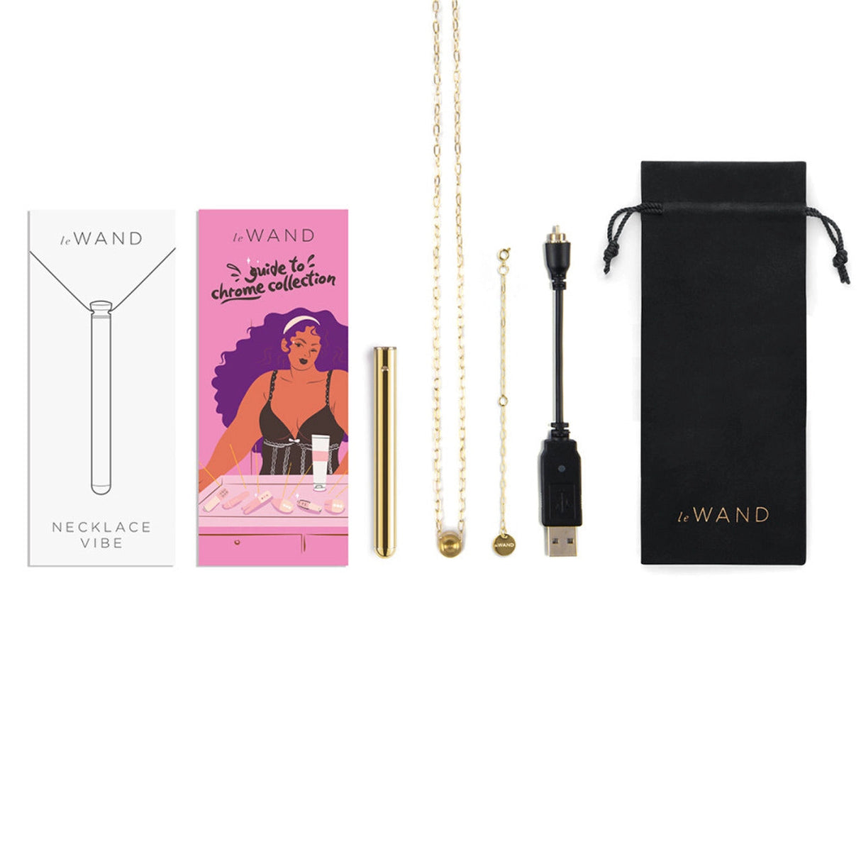 Le Wand Rechargeable Necklace Vibrator