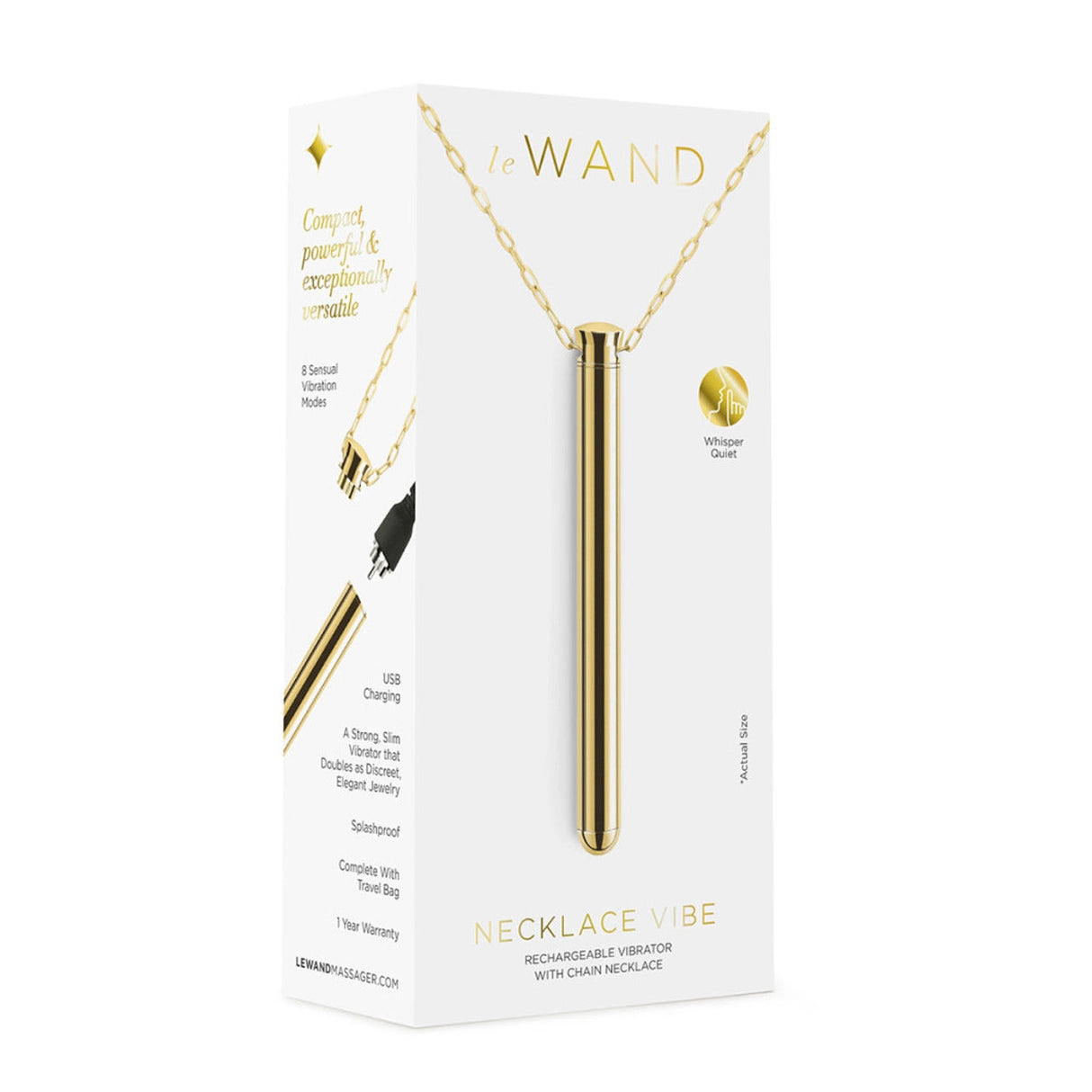 Le Wand Rechargeable Necklace Vibrator