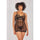 Lea Strappy Lace Chemise & G-String - Queen