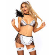 Leg Avenue 4-Piece Flirty French Maid Costume Set