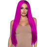 Long Straight Center Part Wig