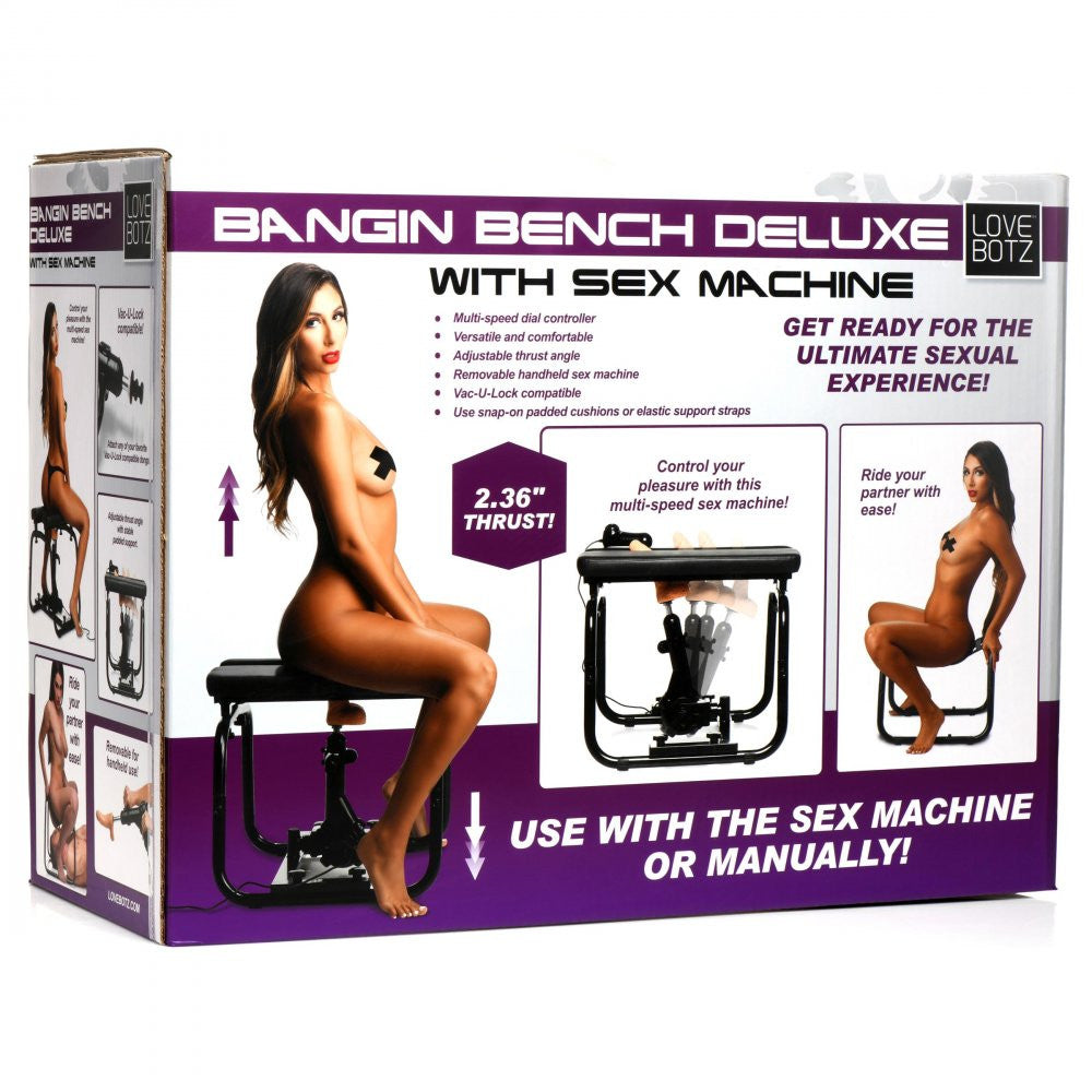 LoveBotz Deluxe Bangin Bench with Sex Machine