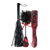 Lovers Kits Whip, Paddle & Tickle