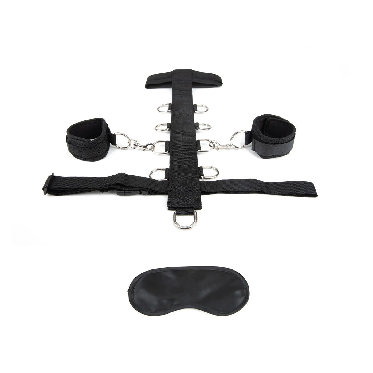 Lux Fetish 3 Piece Adjustable Neck & Wristraint Set