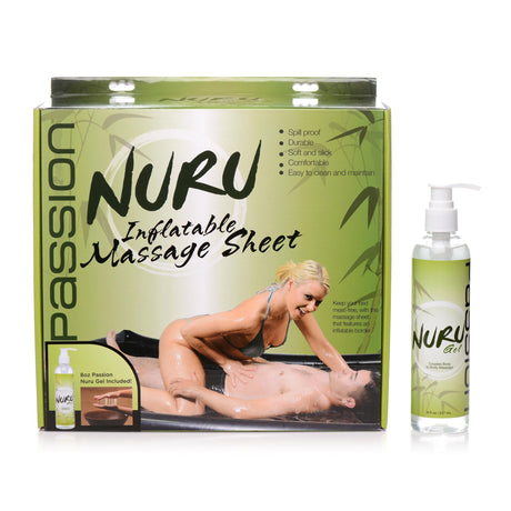 Nuru Inflatable Massage Sheet and Gel Kit