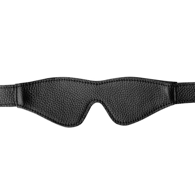 Onyx Leather Blindfold