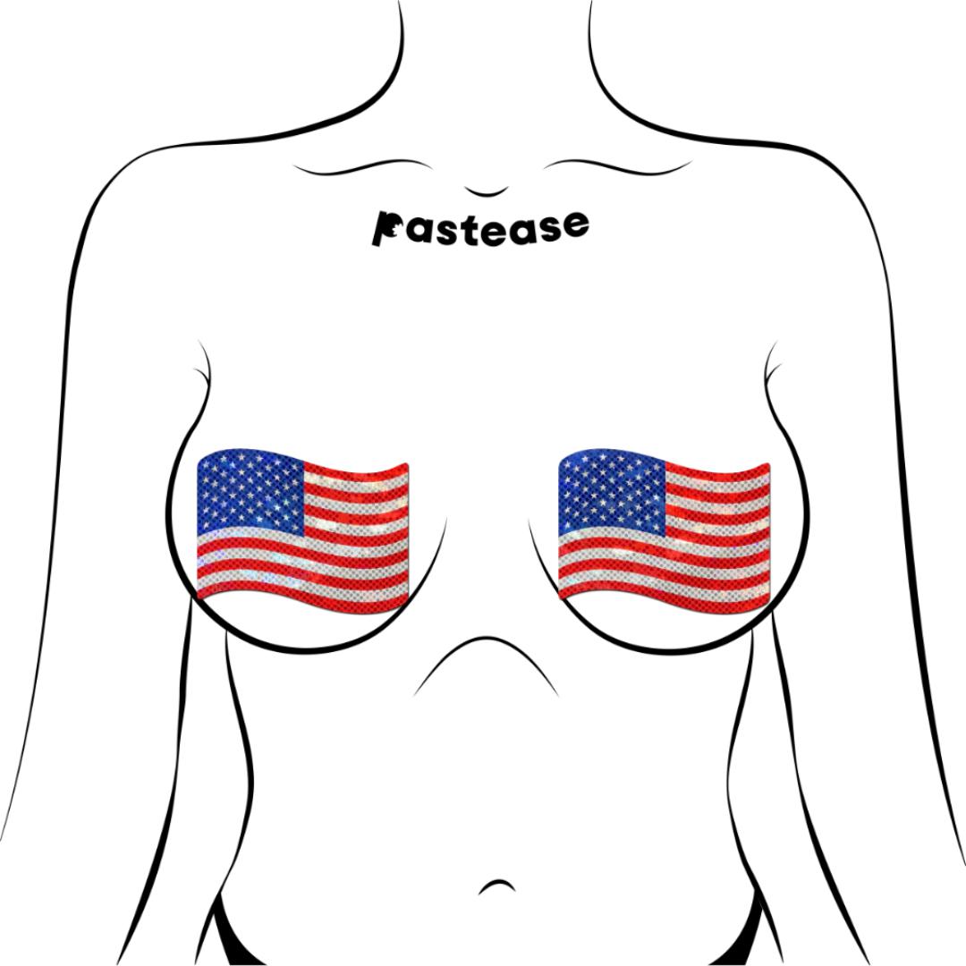 Pastease USA Stars & Stripes Nipple Pasties
