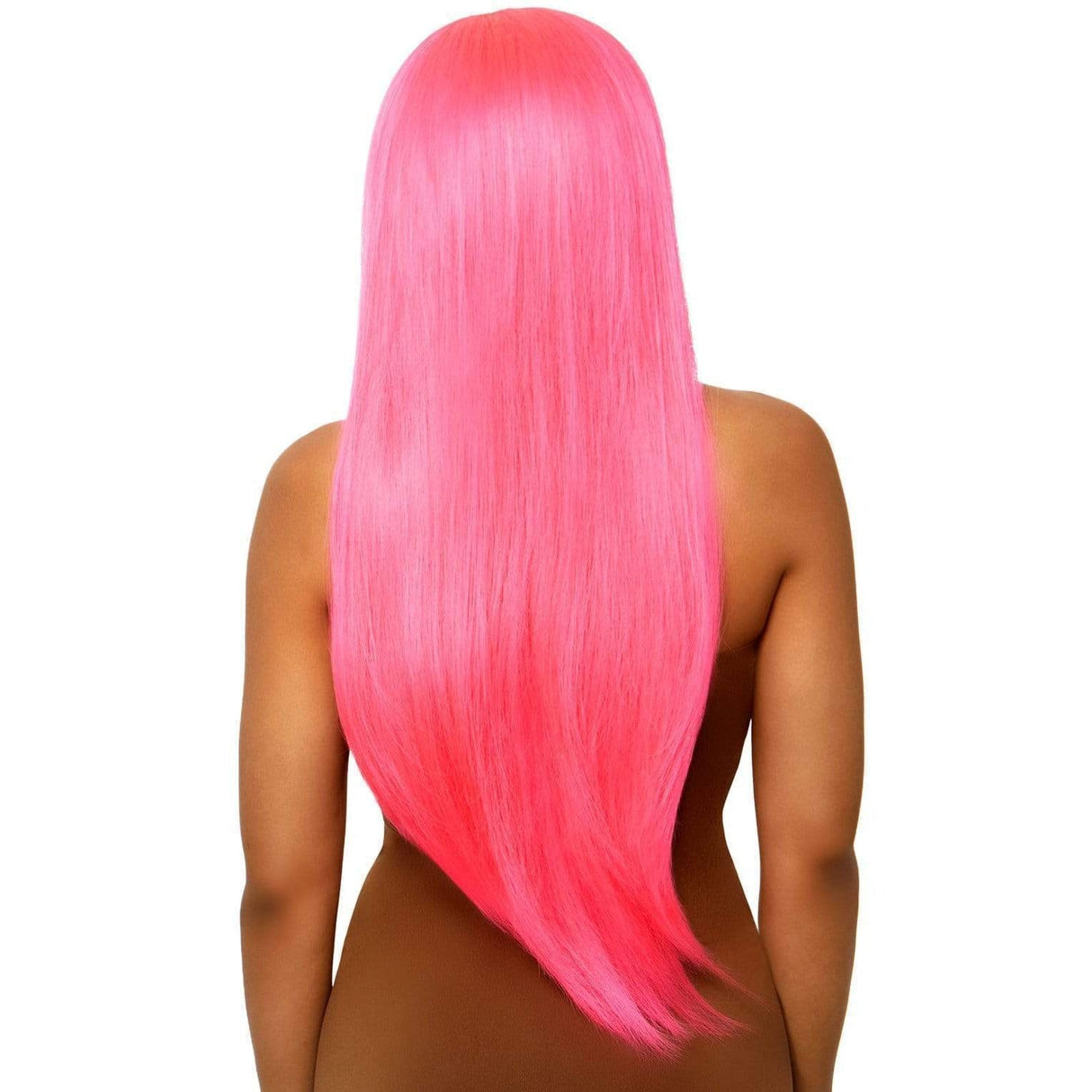 Pink Long Straight Wig
