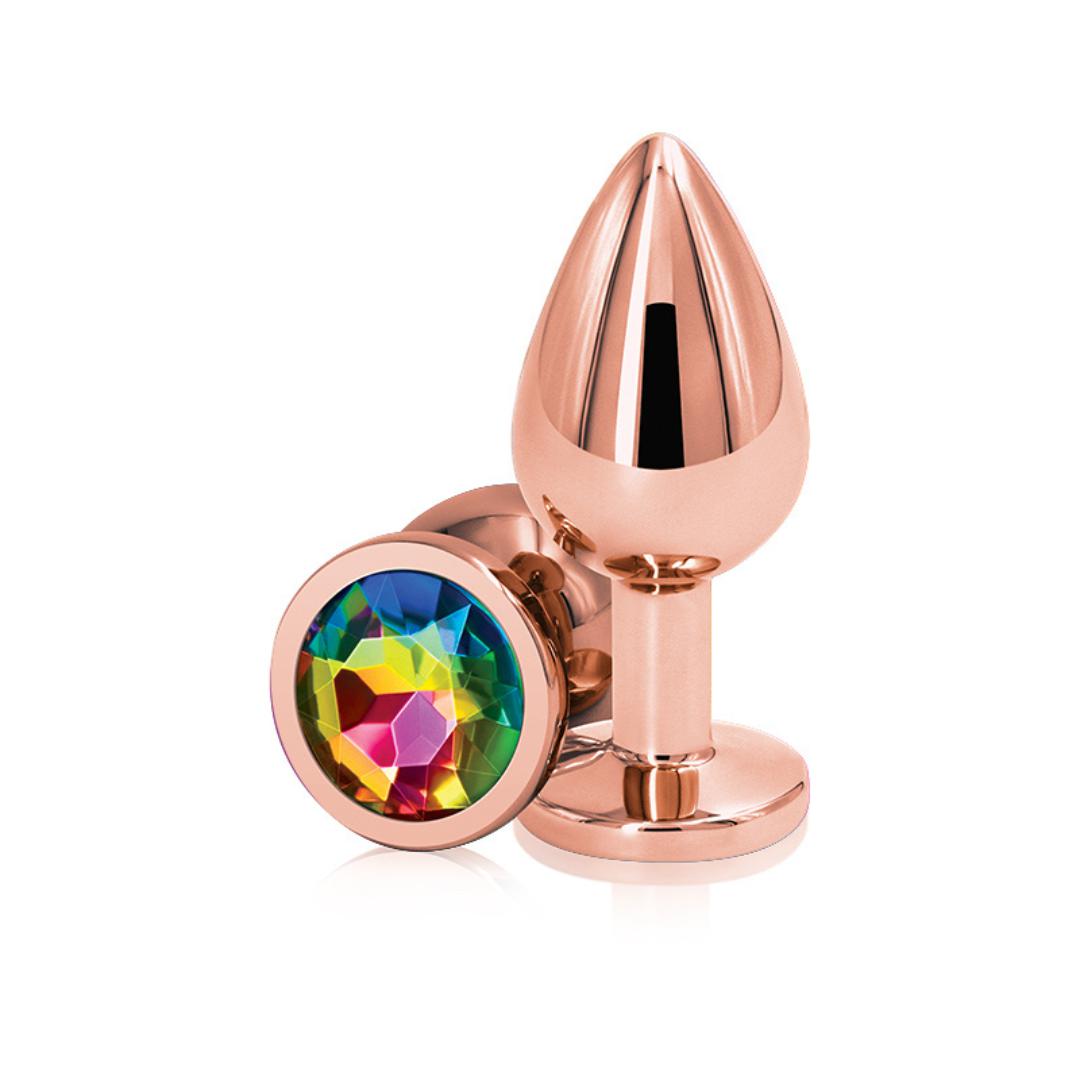 Rear Assets Aluminum Plug With Gemstone