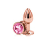 Rear Assets Aluminum Plug With Gemstone