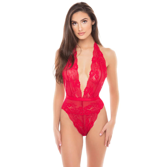 Rene Rofe Plunge In Teddy - Red