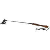 Rouge Leather Riding Crop with Wooden Handle