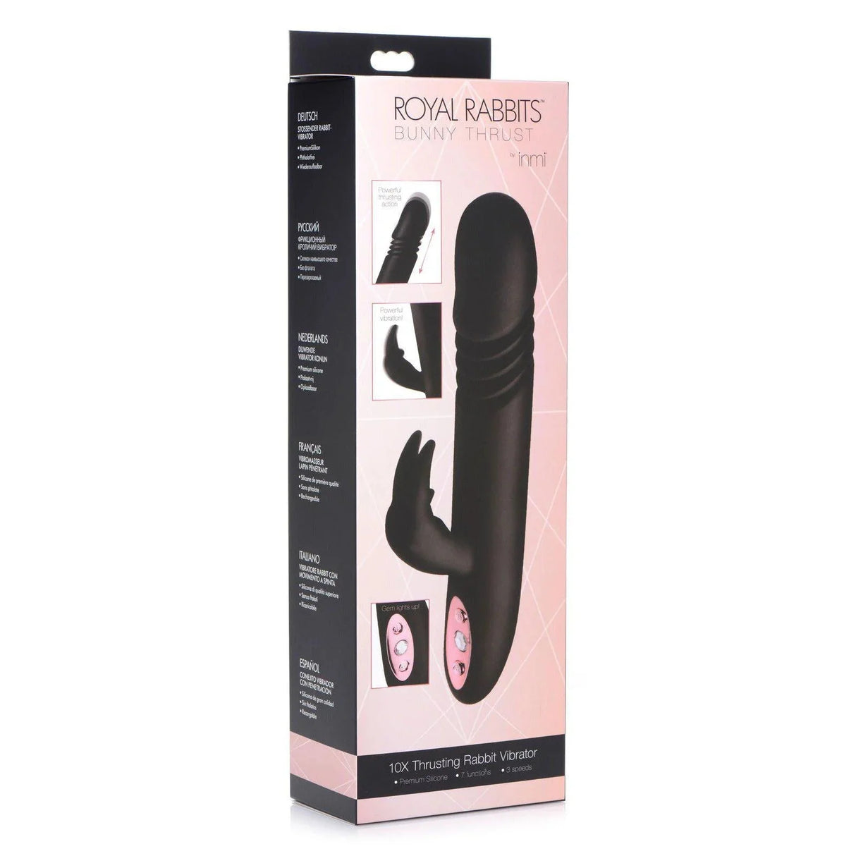 Royal Rabbits Silicone Bunny Thrusting Vibrator