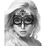 Shots Ouch Black & White Lace Eye Mask