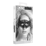 Shots Ouch Black & White Lace Eye Mask