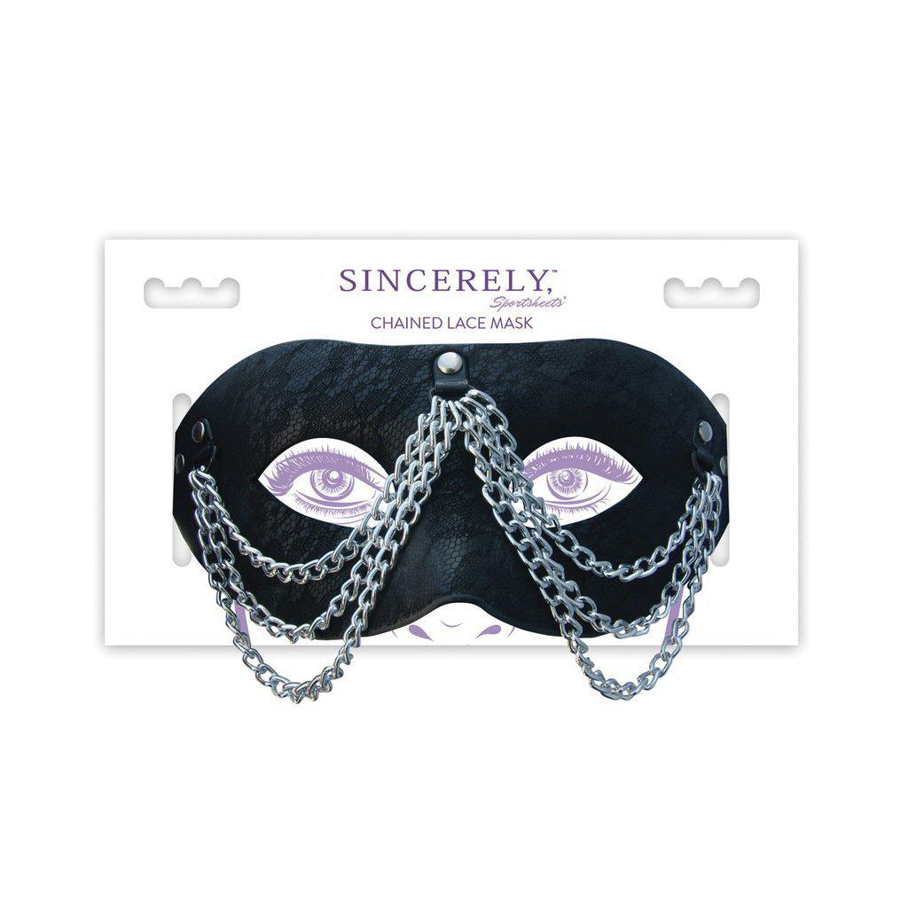 Sincerely Chained Lace Mask