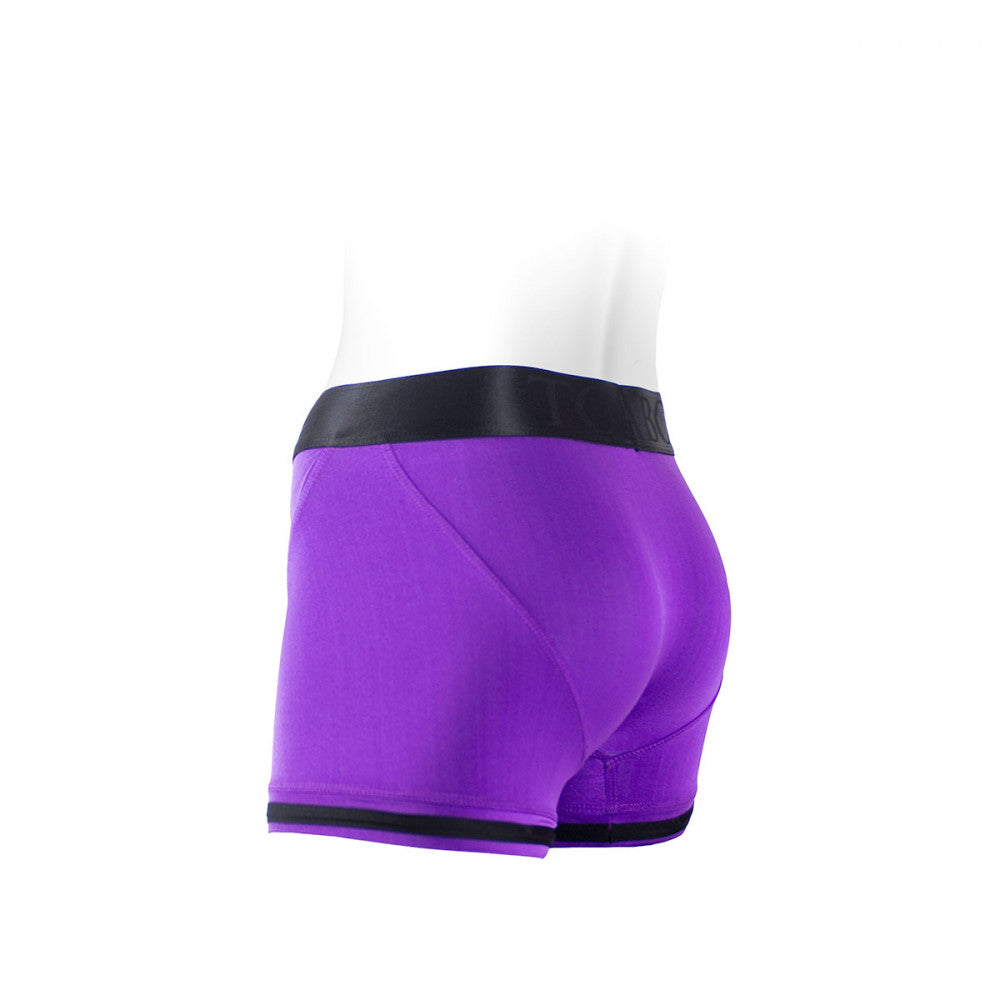 SpareParts Tomboii Purple & Black Boxer Briefs Harness
