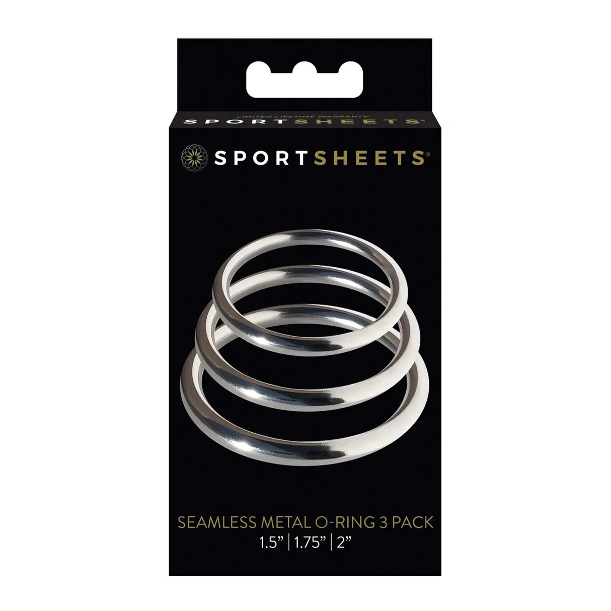 Sportsheets Metal O Ring - Pack Of 3