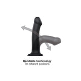 Strap-On-Me Large Silicone Bendable Dildo
