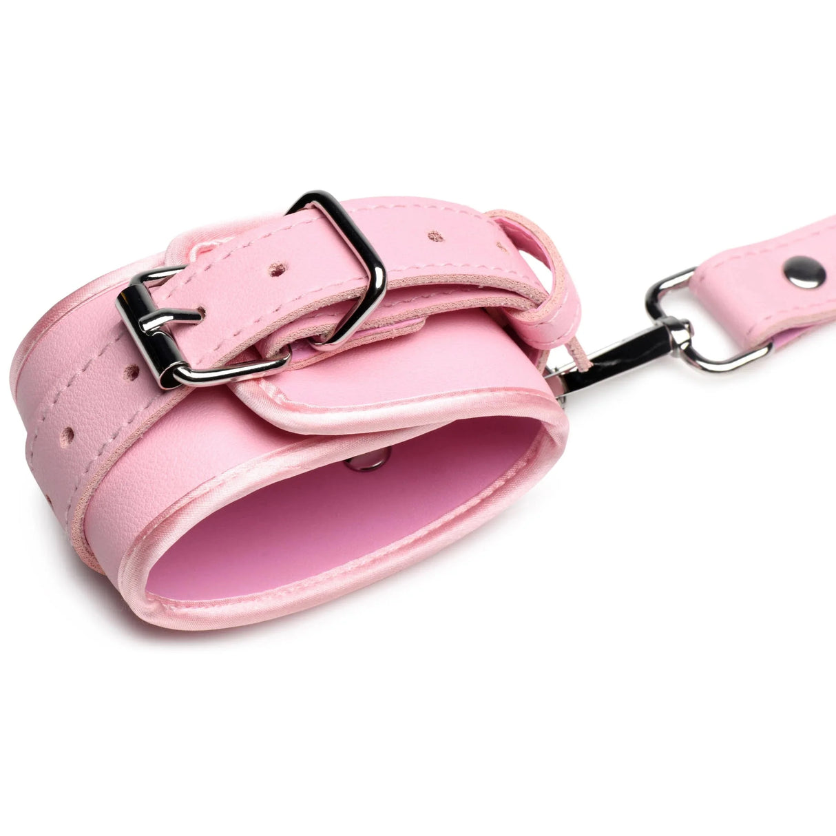 Strict Bondage Thigh Harness with Bows - Pink