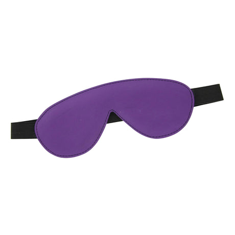 Strict Leather Black and Purple Blindfold