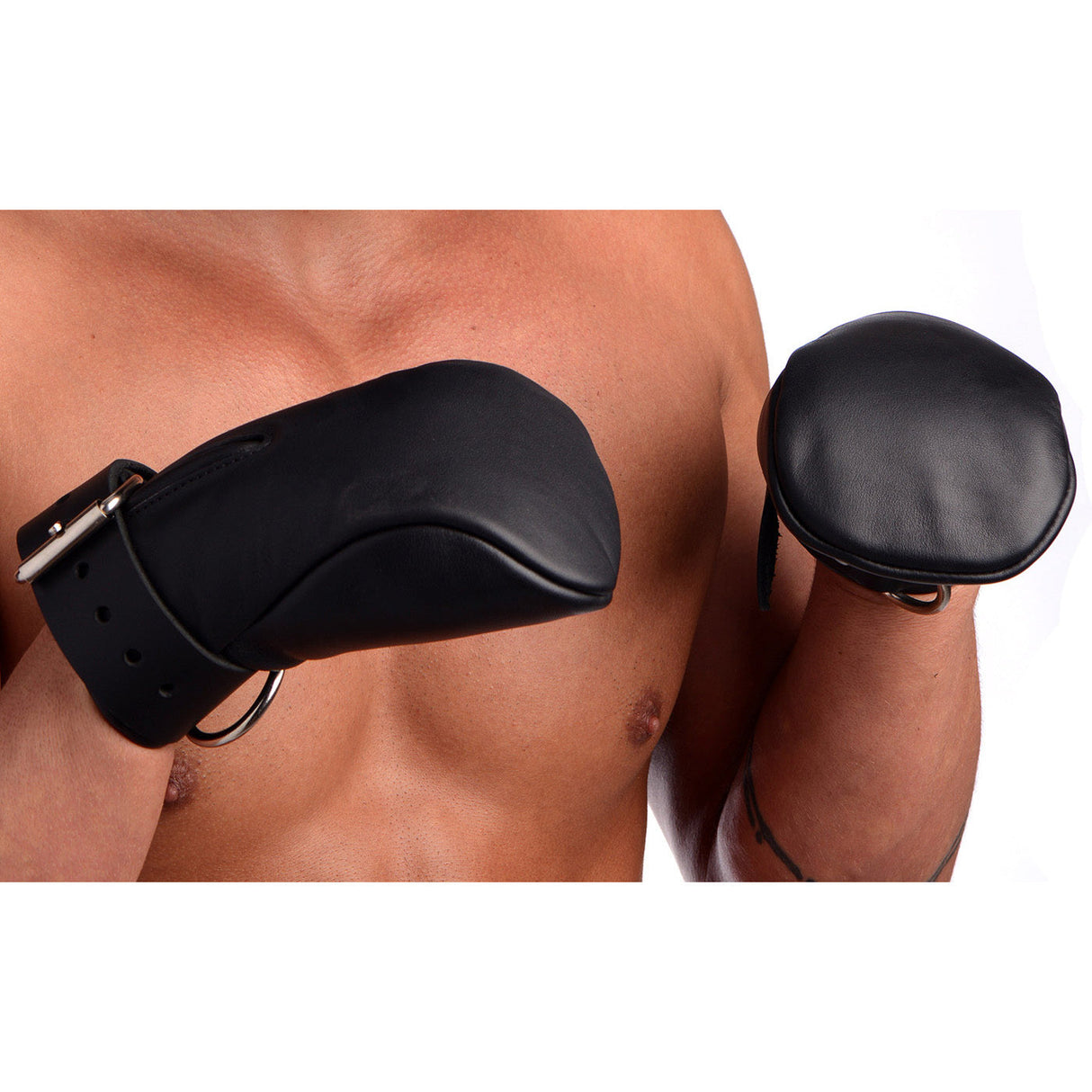 Strict Leather Deluxe Padded Fist Mitts - S/M