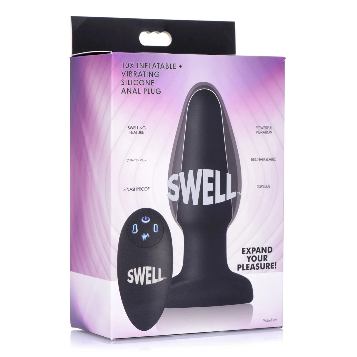 Swell 10X Inflatable & Vibrating Silicone Anal Plug