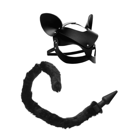 Tailz Cat Tail Anal Plug & Mask Set