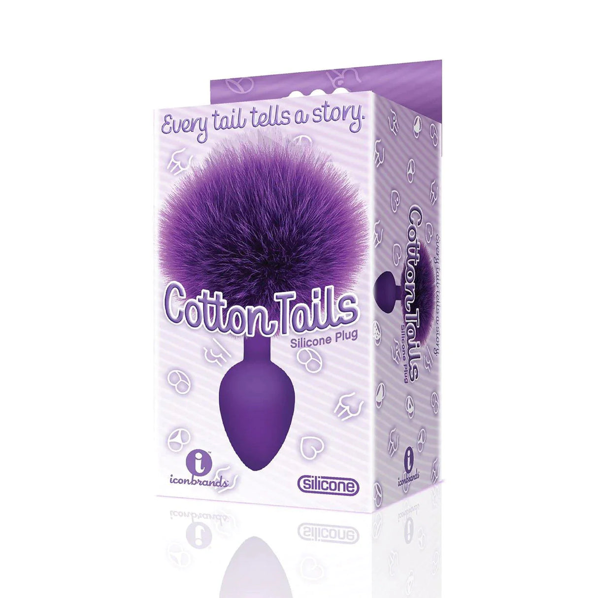 The 9's Cottontails Silicone Bunny Tail Butt Plug