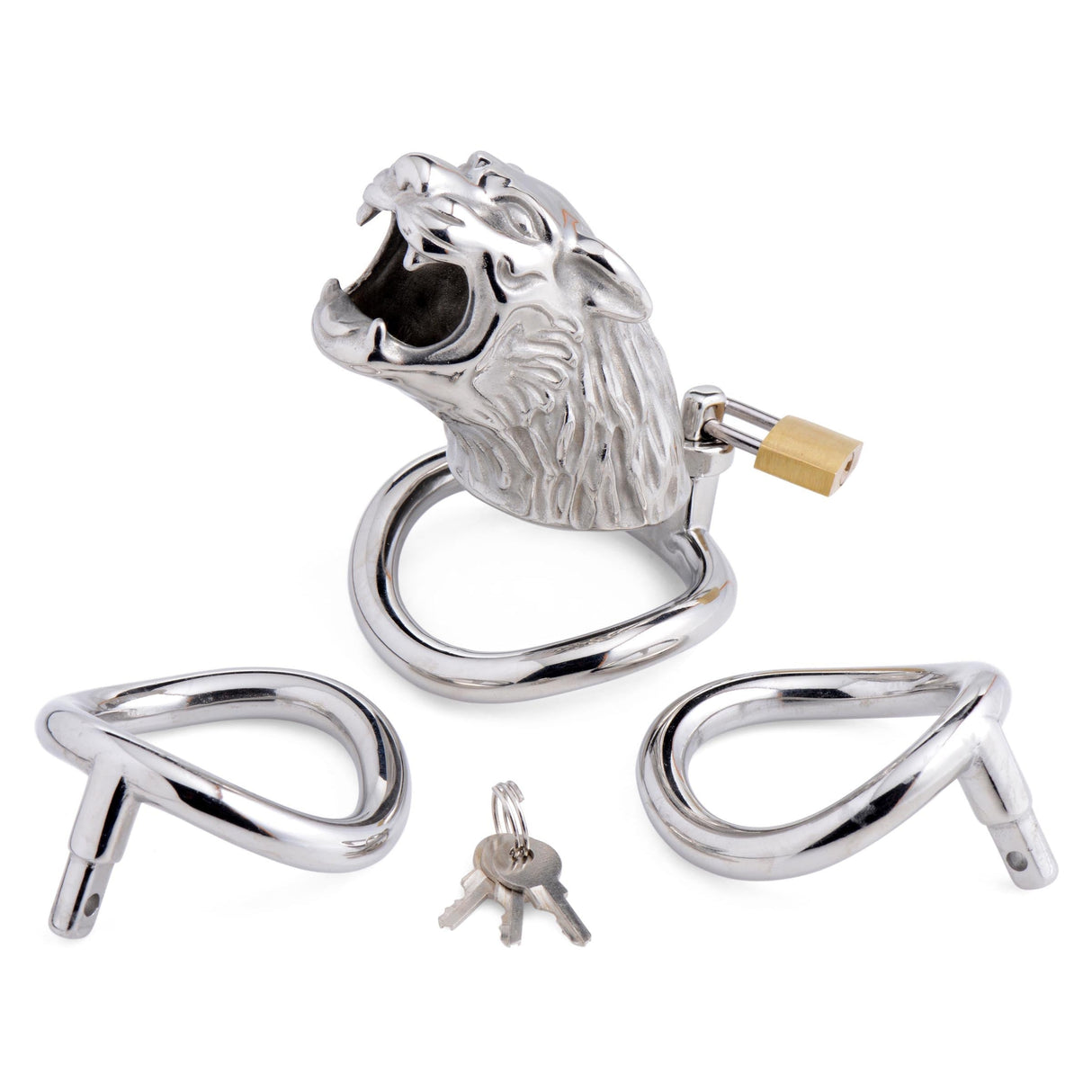 Tiger King Locking Chastity Cage