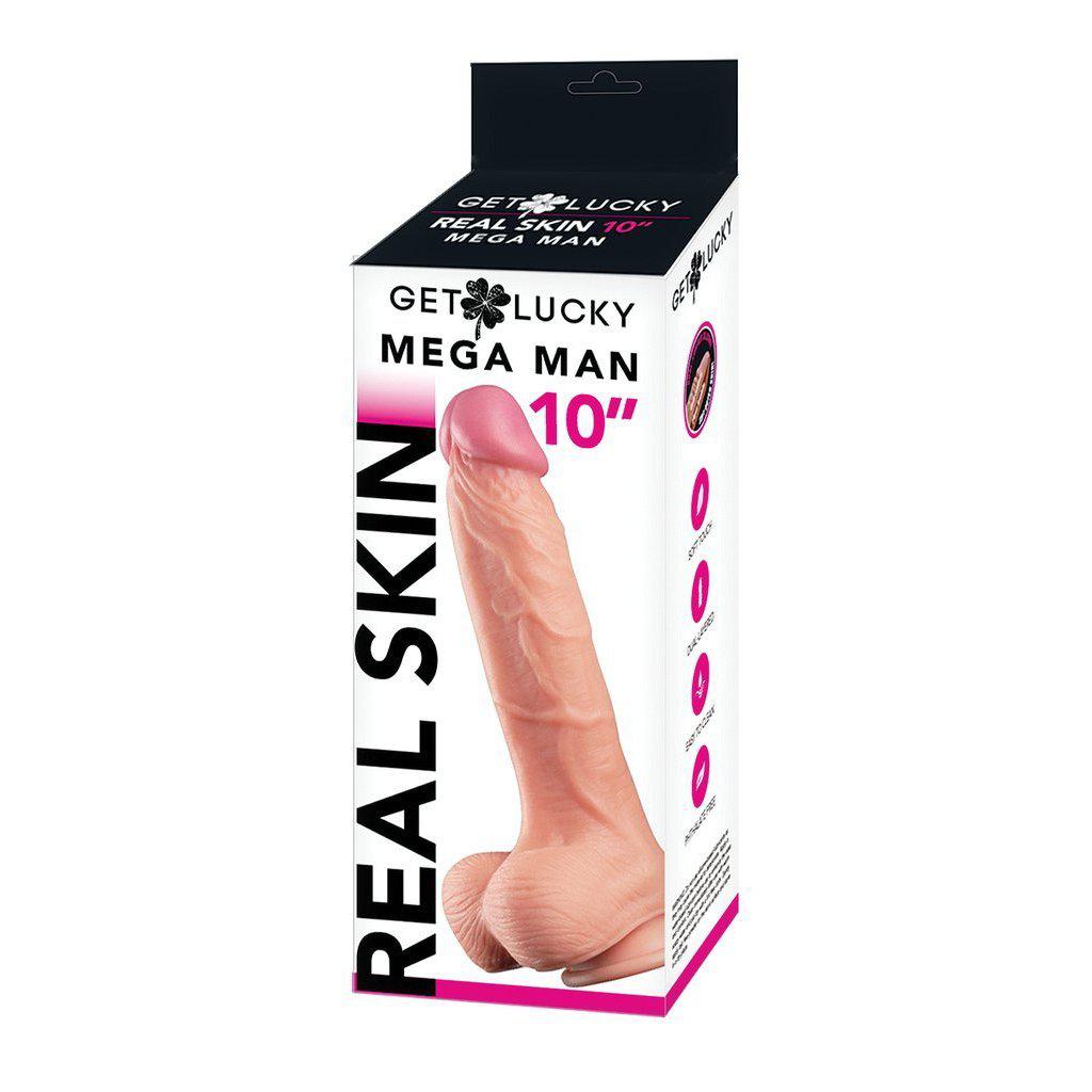 Voodoo Get Lucky 10 Inch Real Skin Dildo
