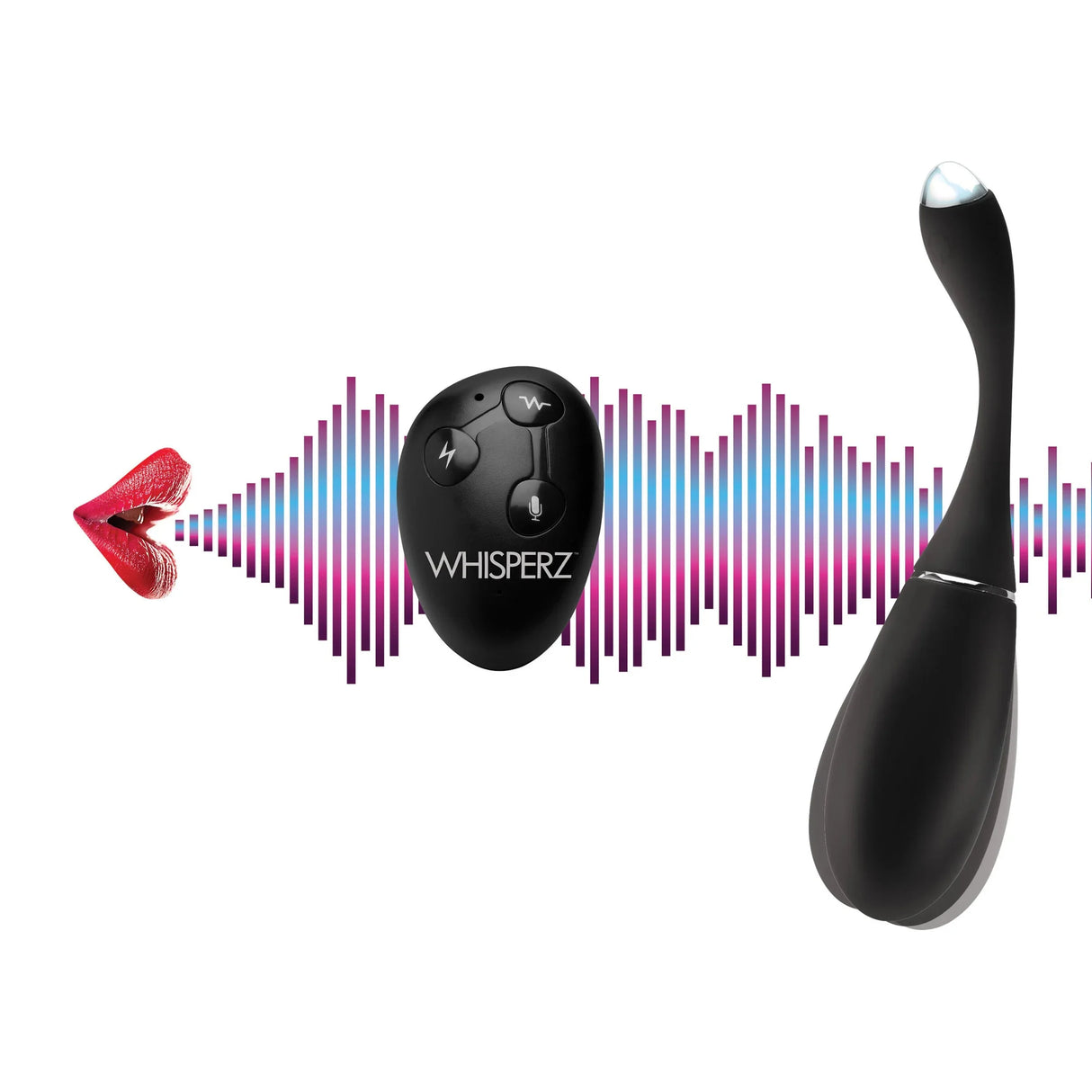 Whisperz Voice Activated 10X Vibrating Egg